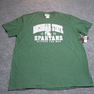 Captivating Michigan State Spartans Green Men's Large Victory for MSU NWT